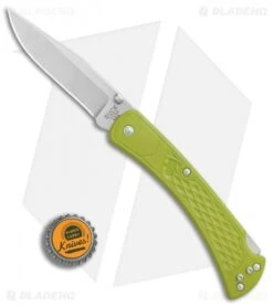Buck Knives Buck 110 Slim Select Lockback Knife Chartreuse GFN (3.75" Satin) -Buck Knives Buck 110 Hunter Select Chartreuse GFN satin BHQ 88697 er bottlecap