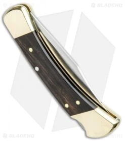 Buck Knives Buck 110 Manual Folding Knife Black Ebony (3.75" Satin) 0110BRS 9 Buck Knives Buck 110 Manual Folding Knife Black Ebony (3.75" Satin) 0110BRS -Buck Knives Buck 110 Rosewood Manual Satin 0110BRS BHQ 2657 jr side