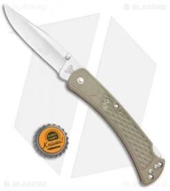 Buck Knives Buck 110 Slim Select Lockback Knife Tan (3.625" Satin) 0110BRS2-B -Buck Knives Buck 110 Slim Select LB Tan Satin 0110BRS2 B BHQ 106659 jr bottlecap