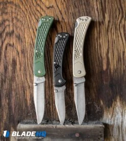 Buck Knives Buck 112 Slim Select Lockback Folding Knife Black GFN (3" Satin) -Buck Knives Buck 110 Slim Select Lockback Knife OD Green Satin 0110ODS2 BHQ 106666 kp nope web 1