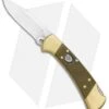 Buck Knives Buck 112 Exclusive Automatic Knife Green Micarta/Brass (3" Satin)