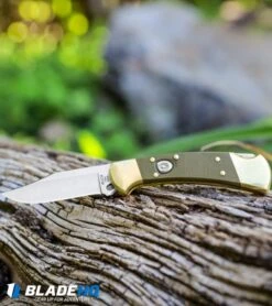 Buck Knives Buck 112 Exclusive Automatic Knife Green Micarta/Brass (3" Satin) 11 Buck Knives Buck 112 Exclusive Automatic Knife Green Micarta/Brass (3" Satin) -Buck Knives Buck 112 Exclusive Automatic Knife Green Micarta Brass Satin BHQ 101545 kp log web