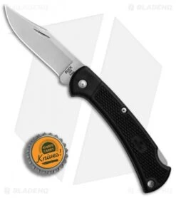 Buck Knives Buck 112 Ranger LT Lockback Folding Knife Black (3" Satin) -Buck Knives Buck 112 Ranger LT Black satin BHQ 88747 er bottlecap