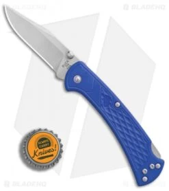 Buck Knives Buck 112 Slim Select Lockback Knife Blue GFN (3" Satin) -Buck Knives Buck 112 Ranger Slim Select Blue GFN Satin BHQ 88730 er bottlecap