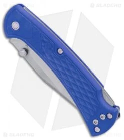 Buck Knives Buck 112 Slim Select Lockback Knife Blue GFN (3" Satin) -Buck Knives Buck 112 Ranger Slim Select Blue GFN Satin BHQ 88730 er spine