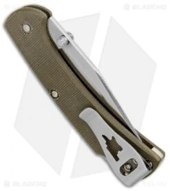 Buck Knives -Buck Knives Buck 112 Slim Pro OD Green Micarta satin BHQ 88733 er side