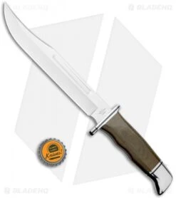 Buck Knives Buck 120 General Pro Bowie Knife Green Micarta (7.34" Satin) 0120GRS1-B 7 Buck Knives Buck 120 General Pro Bowie Knife Green Micarta (7.34" Satin) 0120GRS1-B -Buck Knives Buck 120 General Pro Bowie Green Micarta Satin 0120GRS1 BHQ 120503 jr bottlecap