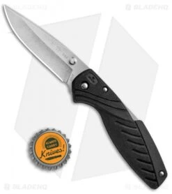 Buck Knives Buck 365 Rival II Lock Back Knife (3.25" Stonewash) -Buck Knives Buck 365 Rival II LB SW 0365BKS B BHQ 51759 jr bottlecap 3