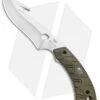 Buck Knives Buck 537 Open Season Guthook Fixed Blade OD Green Micarta (4.5" Satin) 0537ODG
