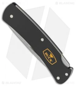 Buck Knives Buck Alumni Lockback Knife Black Al (1.8" Stonewash) 0524BKS 5 Buck Knives Buck Alumni Lockback Knife Black Al (1.8" Stonewash) 0524BKS -Buck Knives Buck Alumni LB Black Al 0524BKS BHQ 80984 jr spine