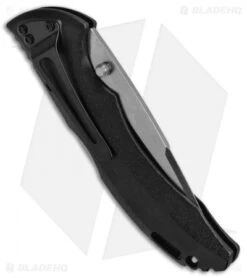 Buck Knives Buck Bantam BHW Lockback Knife Black (3.625" Satin) 0286BKS -Buck Knives Buck Bantam BHW Black 0286BKS B BHQ 15536 jr side