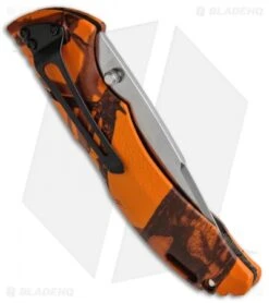 Buck Knives Buck Bantam BHW Lockback Knife Mossy Oak Blaze Camo (3.625" Satin) 0286CMS9 -Buck Knives Buck Bantam BLW Mossy Oak Camo Blaze 0286CMS9 B CA . 3897 BHQ 12364 jr side