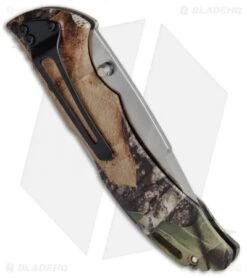 Buck Knives Buck Bantam BHW Lockback Knife Mossy Oak Break-Up Camo (3.625" Satin) 0286CMS -Buck Knives Buck Bantam BLW Mossy Oak Camo Break Up 0286CMS B CAT. 5961 BHQ 12363 jr side