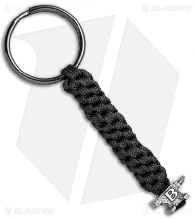 Buck Knives Buck Black Standard Key Fob W/ Anvil Bead (Pewter) 2 Buck Knives Buck Black Standard Key Fob W/ Anvil Bead (Pewter) - Image 2