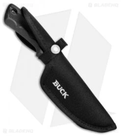 Buck Knives Buck BuckLite Max II Large Guthook Fixed Blade Knife (4" Stonewash) 0685BKG -Buck Knives Buck Bucklite Max 11 LG Guthook 685BKG BHQ 81000 jr sheath