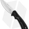Buck Knives Buck BuckLite Max II Small Fixed Blade Knife Black (3.25" Stonewash) 0684BKS