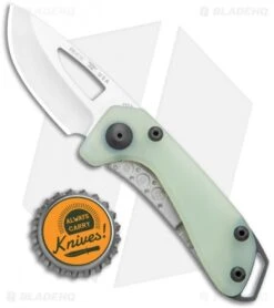 Buck Knives Buck Budgie Frame Lock Knife Natural G-10 (2" Satin) -Buck Knives Buck Budgie FL Natural G 10 Satin BHQ 120596 jr bottlecap