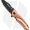Buck Knives Buck Copper Sprint Liner Lock Flipper Knife Copper (3.1" Black S35VN) 0842CPSLE