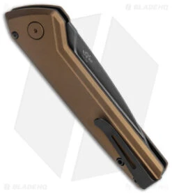 Buck Knives Buck Deploy Automatic Knife Burnt Bronze (3" Gray) 0838BRS1 -Buck Knives Buck Deploy Auto Burnt Bronze Gray BHQ 146019 jr side