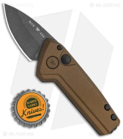 Buck Knives Buck Deploy Mini Automatic Knife Burnt Bronze (3" Gray) 0838BRS1 -Buck Knives Buck Deploy Mini Auto Burnt Bronze Gray 0839BRS1 BHQ 146022 jr bottlecap