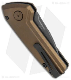 Buck Knives Buck Deploy Mini Automatic Knife Burnt Bronze (3" Gray) 0838BRS1 -Buck Knives Buck Deploy Mini Auto Burnt Bronze Gray 0839BRS1 BHQ 146022 jr side