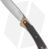 Buck Knives Buck 263 Hiline XL Frame Lock Knife Black Micarta/Copper Al (3.75" SW) 0263CPS1