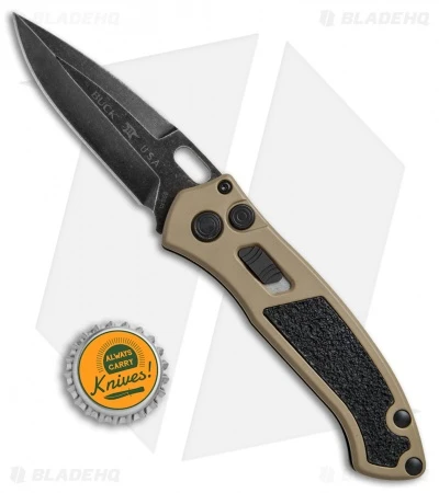 Buck Knives Buck Impact Automatic Knife Coyote Tan (3.125" Black SW) 0898BRS 4 Buck Knives Buck Impact Automatic Knife Coyote Tan (3.125" Black SW) 0898BRS - Image 4