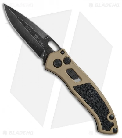 Buck Knives Buck Impact Automatic Knife Coyote Tan (3.125" Black SW) 0898BRS 1 Buck Knives Buck Impact Automatic Knife Coyote Tan (3.125" Black SW) 0898BRS