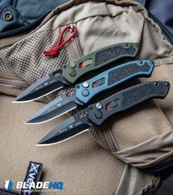 Buck Knives Buck Impact Automatic Knife OD Green (3.125" Black) 0898GRS1 -Buck Knives Buck Impact Automatic Knife Armor Blue Black 0898BLS1 BHQ 92981 kp vertex bag web 2