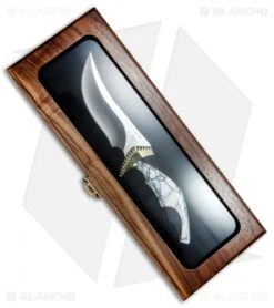 Buck Knives Buck Kalinga L.E. Legacy Fixed Blade White Turquoise/Buffalo Horn (4.8" Satin) 6 Buck Knives Buck Kalinga L.E. Legacy Fixed Blade White Turquoise/Buffalo Horn (4.8" Satin) -Buck Knives Buck Kalinga L.E. Legacy White Turquoise Buffalo Horn Satin 0408BFSLE BHQ 79539 jr case