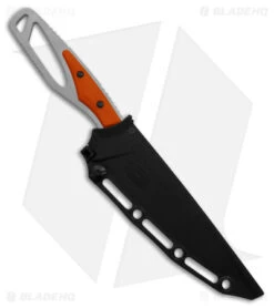 Buck Knives Paklite 2.0 Processor Select Fixed Blade Knife Orange (5.25" SW) -Buck Knives Buck Knives Paklite 2 Processor Select FBK Orange 5in Satin BHQ 180266 td sheath