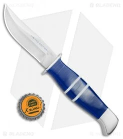 Buck Knives Buck Limited Edition Ranger Fixed Blade Knife Blue Lucite (3.6" Satin) 212BLSLE -Buck Knives Buck LE Ranger Blue Lucite Satin 212BLSLE BHQ 82013 jr bottlecap