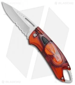 Buck Knives Buck Lumina LED Liner Lock Knife Translucent Red (3" Satin Serr) 7 Buck Knives Buck Lumina LED Liner Lock Knife Translucent Red (3" Satin Serr) -Buck Knives Buck Lumina LED LL Translucent Red Satin Serr B777 RD 0 BHQ 71289 jr