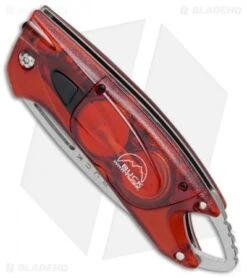 Buck Knives Buck Lumina LED Liner Lock Knife Translucent Red (3" Satin Serr) 9 Buck Knives Buck Lumina LED Liner Lock Knife Translucent Red (3" Satin Serr) -Buck Knives Buck Lumina LED LL Translucent Red Satin Serr B777 RD 0 BHQ 71289 jr spine