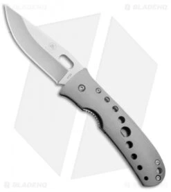 Buck Knives Mayo North Shore Liner Lock Knife Gun Metal (3.1" Satin) B173-00-0