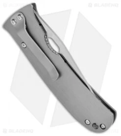 Buck Knives Mayo North Shore Liner Lock Knife Gun Metal (3.1" Satin) B173-00-0 -Buck Knives Buck Mayo North Shore LL Gun Metal Satin B173 00 BHQ 71294 jr side