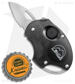 Buck Knives Buck Metro Knife W/ LED Black Smoke (1.1" Satin) B758-SMK-0 -Buck Knives Buck Metro LED Black Smoke Satin B 758 SMK BHQ 71297 jr bottlecap