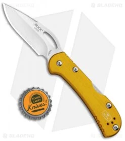 Buck Knives Buck Mini SpitFire Lockback Knife Yellow (2.75" Satin) 0726YWS 7 Buck Knives Buck Mini SpitFire Lockback Knife Yellow (2.75" Satin) 0726YWS -Buck Knives Buck Mini SpitFire LB Yellow Satin 0726YWS BHQ 92993 jr bottlecap