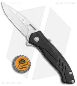 Buck Knives Buck Momentum ASAP Spring Assisted Knife Black (3.125" Satin) 0294BKS1 -Buck Knives Buck Momentum ASAP SA Black Satin 0294BKS1 BHQ 92971 jr bottlecap