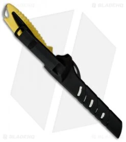 Buck Knives Buck Mr. Crappie Slab Slinger Fixed Blade Knife (4" Satin) 0032YWS-B -Buck Knives Buck Mr. Crappy Slinger 0032YWS B BHQ 35234 jr sheath