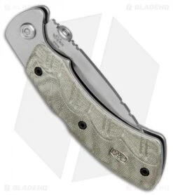Buck Knives Buck Open Season Folding Skinner Lockback Knife OD Green Micarta (3.7" Satin) 7 Buck Knives Buck Open Season Folding Skinner Lockback Knife OD Green Micarta (3.7" Satin) -Buck Knives Buck Open Season Folding Skinner 557ODS BHQ 80998 jr side