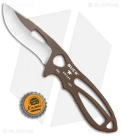 Buck Knives Buck PakLite Large Skinner Fixed Blade Knife Brown (3.5" Satin) 0141BRS -Buck Knives Buck PackLite Large skinner Brown Satin 0141BRS BHQ 106682 jr bottlecap