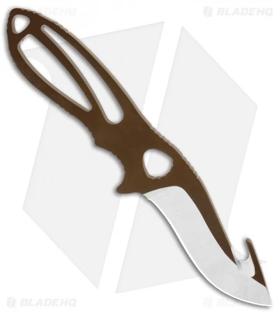 Buck Knives Buck PakLite Large Skinner Guthook Fixed Blade Knife (3.5" Satin) Brown 0141BRG 2 Buck Knives Buck PakLite Large Skinner Guthook Fixed Blade Knife (3.5" Satin) Brown 0141BRG - Image 2