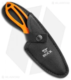 Buck Knives Buck PakLite Large Skinner Guthook Fixed Blade Knife Orange (3.5" Satin)0141ORG1 -Buck Knives Buck PackLite Large skinner guthook Orange Satin 0141ORG1 BHQ 106684 jr sheath