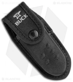 Buck Knives Buck Pursuit Pro Large Lockback Guthook Knife Black/Orange (3.5" Satin) -Buck Knives Buck Pursuit Folding Pro Large Guthook BHQ 115702 jr sheath