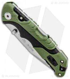 Buck Knives -Buck Knives Buck Pursuit Small LB Green GFN Satin 0661GRS BHQ 92947 jr spine