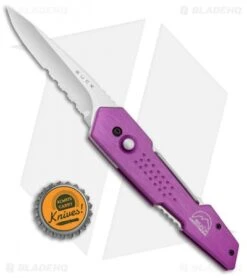 Buck Knives Buck Revolution Plunge Lock Knife W/ Carabiner Purple (3" Satin Serr) B437 7 Buck Knives Buck Revolution Plunge Lock Knife W/ Carabiner Purple (3" Satin Serr) B437 -Buck Knives Buck Revolution Plunge Carabiner Purple Satin Serr B437 PLX 0 BHQ 71291 jr bottlecap