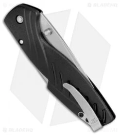 Buck Knives Buck Rival III Lockback Knife Black (3.6" Stonewash) 0366BKS -Buck Knives Buck Rival III LB Black SW 0366BKS BHQ 79538 jr side