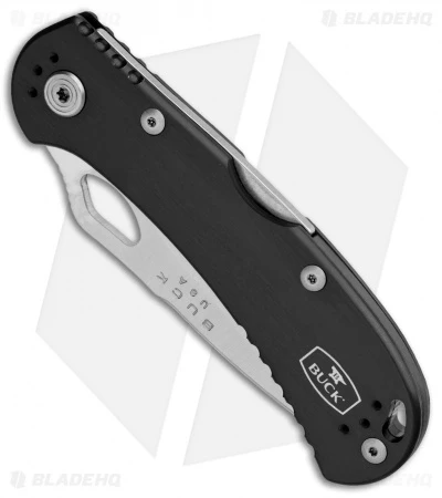 Buck Knives Buck SpitFire Lockback Knife Black (3.25" Satin) 0722BKS1 2 Buck Knives Buck SpitFire Lockback Knife Black (3.25" Satin) 0722BKS1 - Image 2