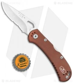 Buck Knives Buck SpitFire Lockback Knife Brown (3.25" Satin Serr) 0722BRX1 7 Buck Knives Buck SpitFire Lockback Knife Brown (3.25" Satin Serr) 0722BRX1 -Buck Knives Buck SpitFire LB Brown Satin Serr 0722BRX1 BHQ 92992 jr bottlecap